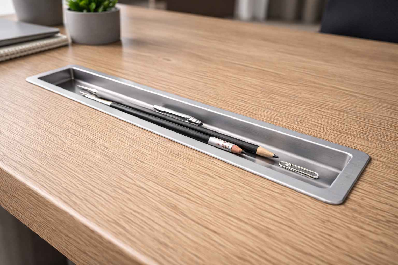 Aluminium Pencil Tray